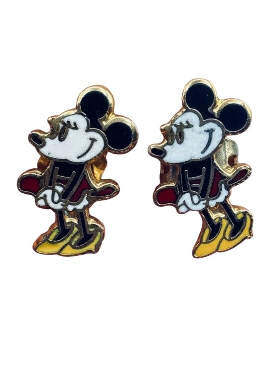 Walt Disney Productions Jewelry - Vintage 1970s Minnie Mouse Earrings Post Stud Pre '86 Walt Disney Productions